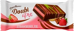 Кекс Doubi Pie шоколадный с клубничной начинкой, 40гр. (Турция)