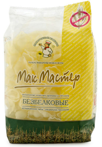 Макаронные изделия Ракушка безбелковая, 300гр. (МакМастер)