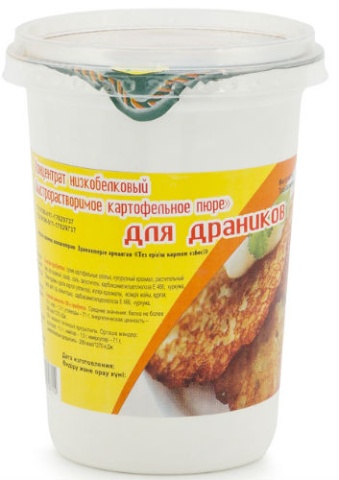 Пюре картофельное низкобелковое для драников, 210гр, (МакМастер)