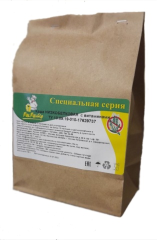 Каша низкобелковая с витаминами без сахара и соли, 150гр., (МакМастер)